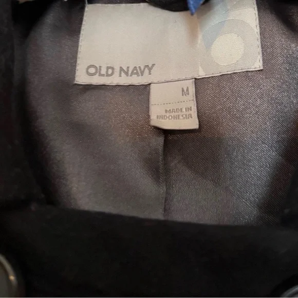 Old Navy Black Double-Breasted Pea Coat - Picture 3 of 6